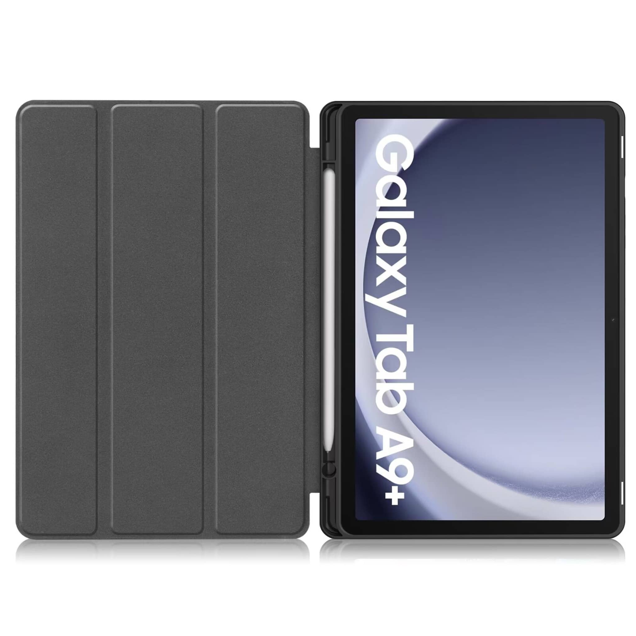 Galaxy Tab A9+ (11") Case — Tri-Fold TPU Folio with S Pen Holder - Image 7